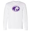 AL02 - North Alabama Lions Primary Logo Long Sleeve T Shirt - 2X-Large - White view 1