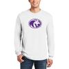 AL02 - North Alabama Lions Primary Logo Long Sleeve T Shirt - 2X-Large - White view 2