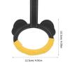 Yardwe Kids Gymnastics Rings with Adjustable Nylon Straps Plastic Gym Rings for Kids Indoor Outdoor Exercise Strength Training and Coordination Development 4.92X4.05X0.78 Inches view 3