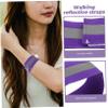 HANABASS Reflective Ankle Bands Night Safety Armbands High Visibility Running Straps for Outdoor Activities for Runners and Cyclists Purple view 3