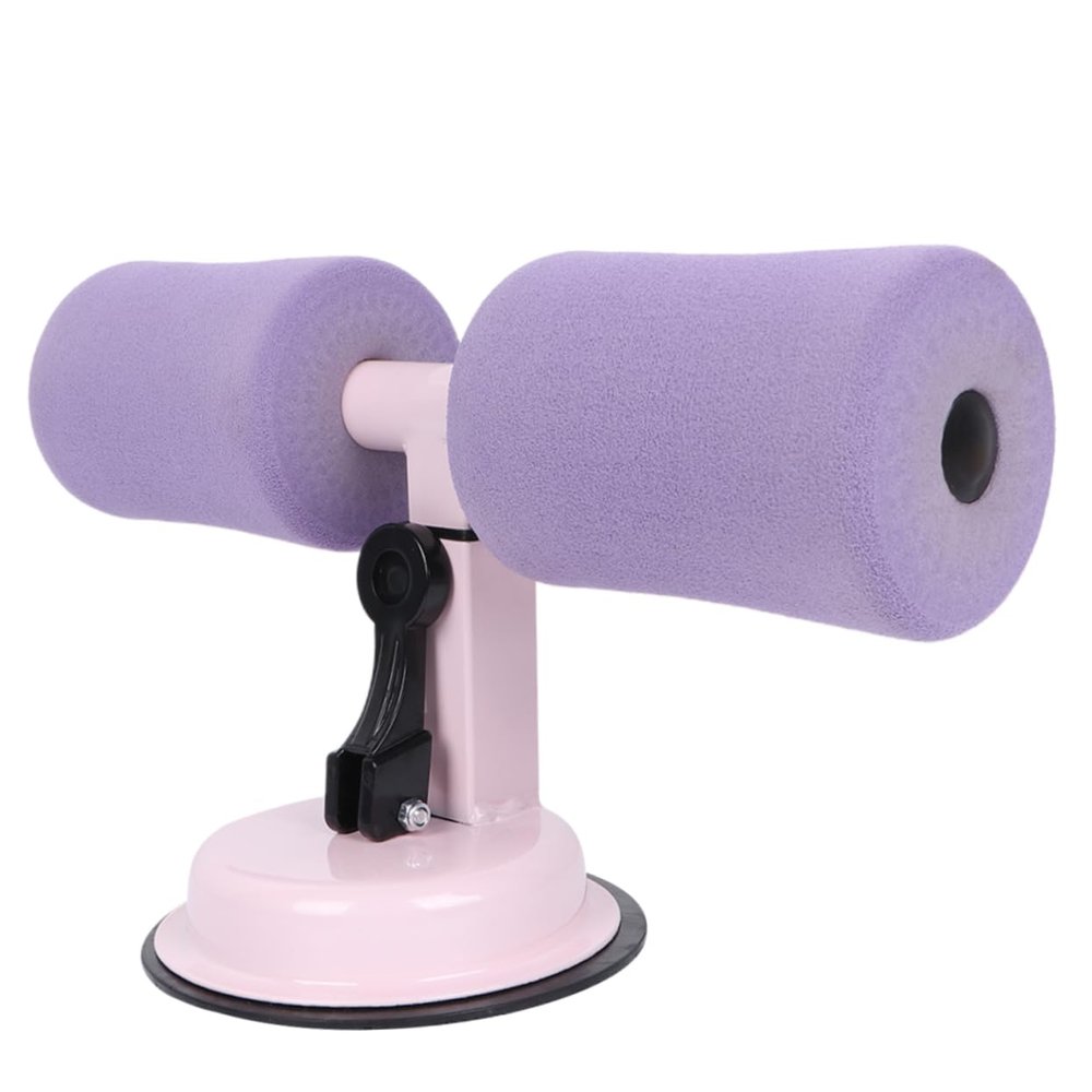 Mipcase Sit-up Assist Device for Home Fitness Durable Abdominal Trainer for Core Strength Leg and Waist Muscle Training Comfortable Design for Beginners and Professionals Purple