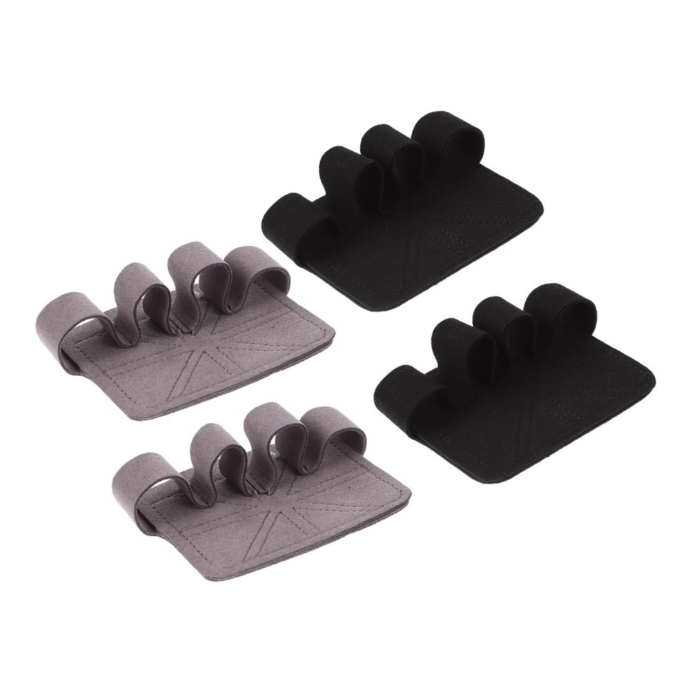 BRIGHTFUFU 2pairs Gym Gloves for Men Women Workout Gloves Pull up Grips Weight Lifting Non-Slip Lifting Barbell Palm Protectors