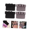 BRIGHTFUFU 2pairs Gym Gloves for Men Women Workout Gloves Pull up Grips Weight Lifting Non-Slip Lifting Barbell Palm Protectors view 4