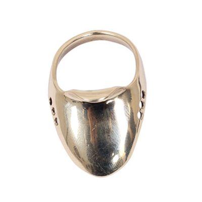 HANABASS Ergonomic Bow Archery Ring Brass Comfortable Thumb Release for Women Finger Protection