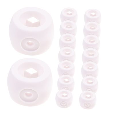 BESPORTBLE 16pcs Foosball End Caps Safety Plugs for Standard Tables Easy Installation Rod Covers Durable for Long-Lasting Use Essential Foosball Accessories
