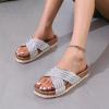 Udeniy Womens Trendy Flat Sandals Cute Platform Sandals Open Toe Summer Beach Slide Sandal Casual Comfortable Walking Shoe view 3