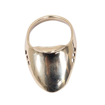 HANABASS Archery Thumb Ring Set Brass Turkish Thumb Ring Archery Wear-Resistant Finger Guard for