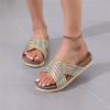 Udeniy Womens Trendy Flat Sandals Cute Platform Sandals Open Toe Summer Beach Slide Sandal Casual Comfortable Walking Shoe view 2