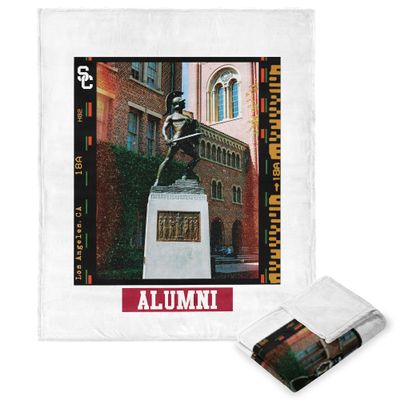 NORTHWEST NCAA USC Trojans Silk Touch Throw Blanket, 50" x 60", Alumnist