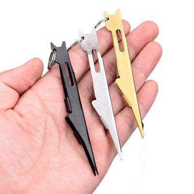 Cuoyuqie 1pcs Fly Fishing Line Flies Nail Knots Tying Tool Tier Stainless Steel Saltwater Carp