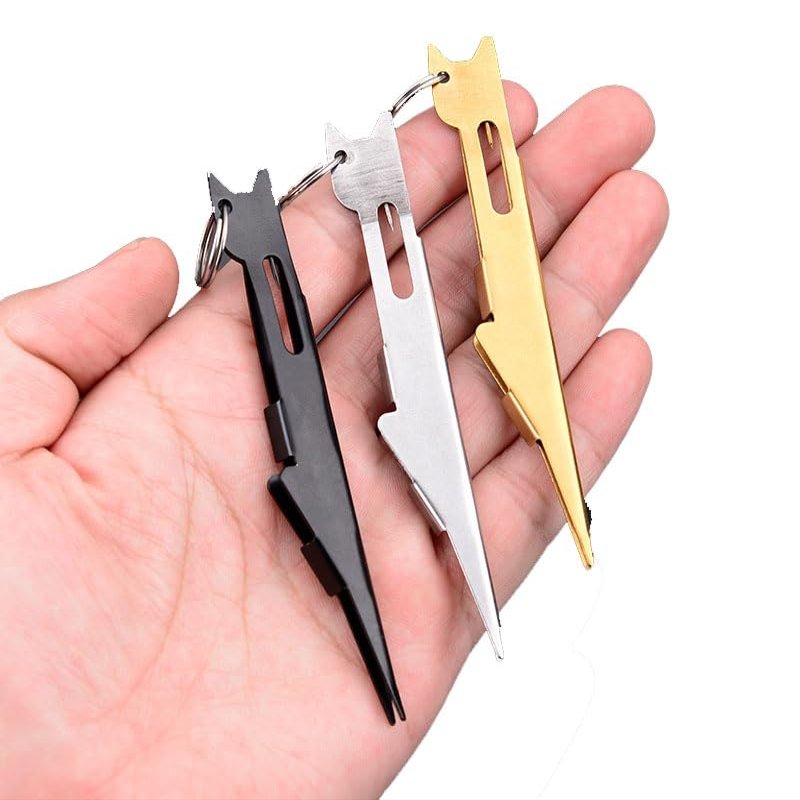 Cuoyuqie 1pcs Fly Fishing Line Flies Nail Knots Tying Tool Tier Stainless Steel Saltwater Carp