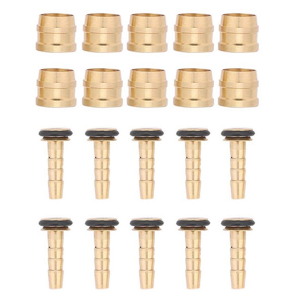 10 Piece Brake Olive And Barb Set, Hydraulic Brake Spare Parts Kit