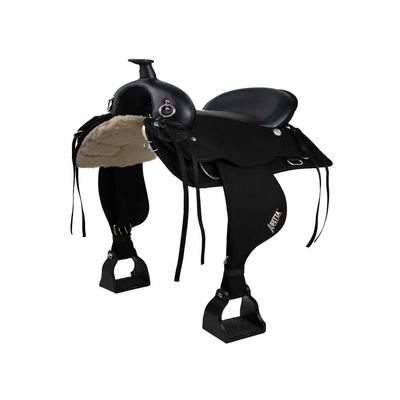 Abetta Brushpopper Trail Saddle 17 Black