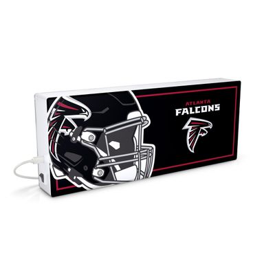 SOAR NFL LED Ambience Light Box: Elevate Your Space with Officially Licensed Wall Dcor, Atlanta Falcons