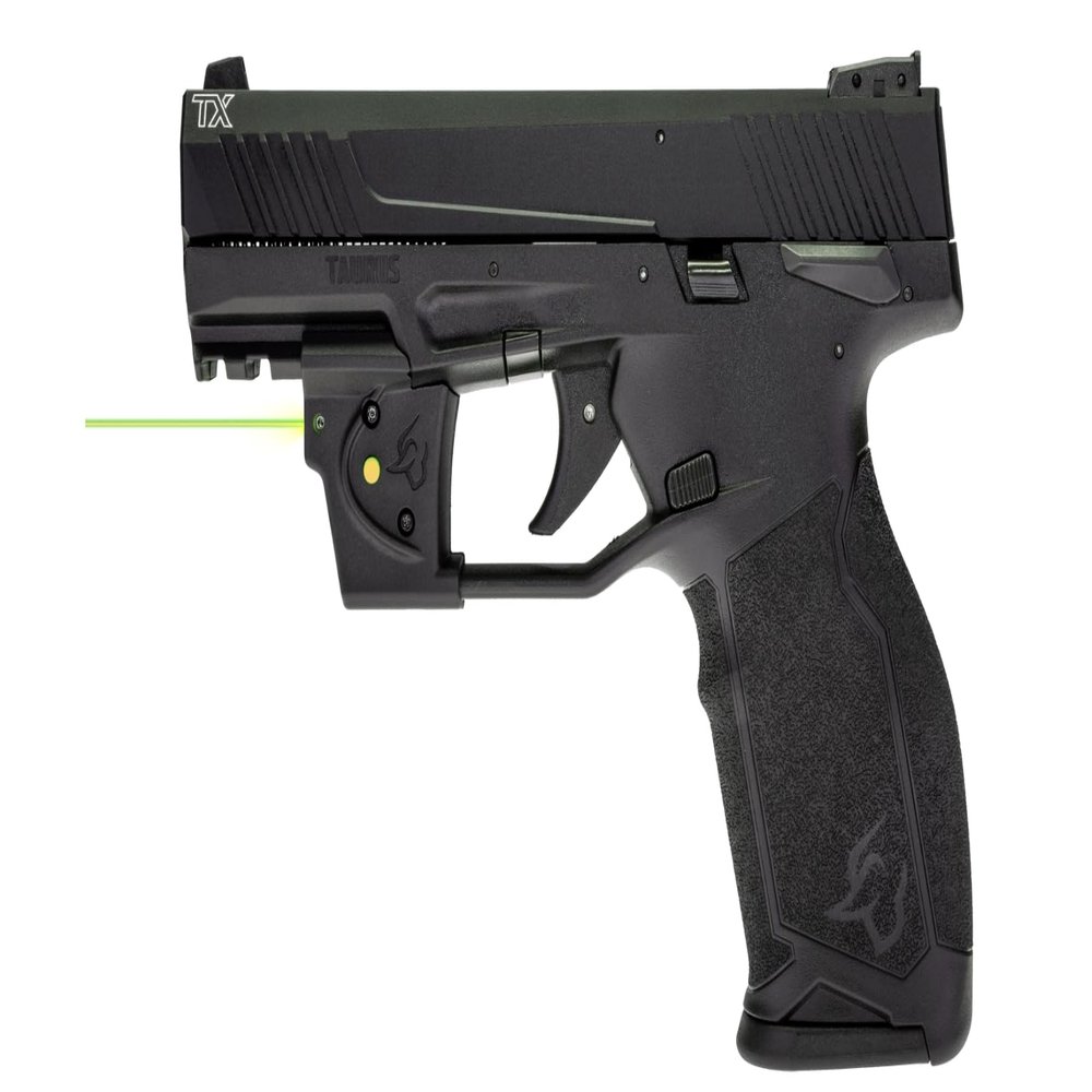 Viridian E Series Green Laser Sight for Taurus TX22, Gun Sight with Ambidextrous On and Off Switch, Black