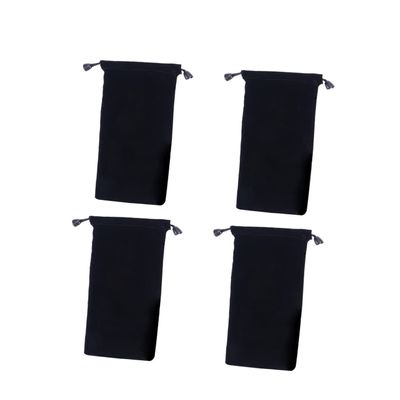4 Pcs Flocked Cloth Watch Storage Bag Velvet Drawstring Bags Medium Velvet Bag 22cm Earring Pouch Pouches Jewelry Travel Pouch Bag Storage Organizer Small Cloth Bag Tips