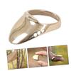 HAKIDZEL Professional Archery Brass Finger Guard Durable Wear-Resistant Thumb Ring for Traditional Archery Convenient and Long-Lasting Protection view 2