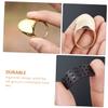 HAKIDZEL Professional Archery Brass Finger Guard Durable Wear-Resistant Thumb Ring for Traditional Archery Convenient and Long-Lasting Protection view 3