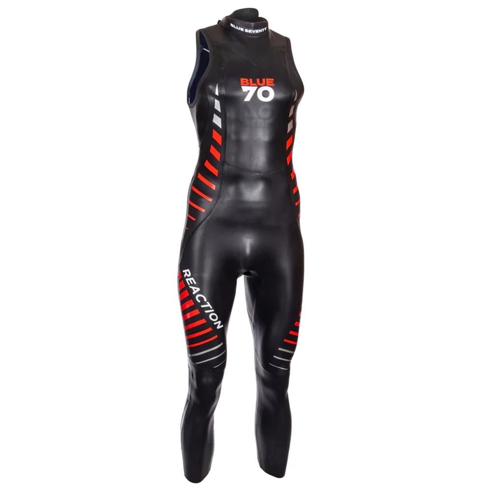 Blue Seventy Men's Reaction Sleeveless Wetsuit (Black, M, Blue Seventy)