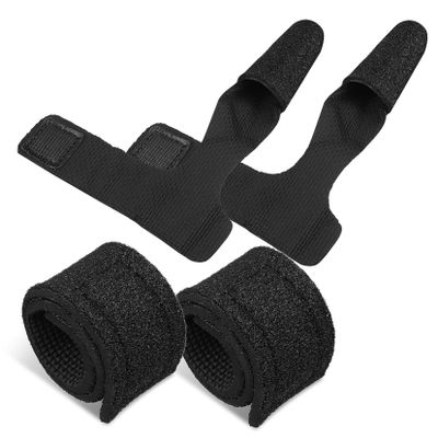 Parliky 2pcs Fishing Rod Strap Protector Tip Caps Fastener for Baitcasting Poles Fishing Accessories for Outdoor Use