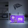 SOAR NCAA LED Ambience Light Box: Elevate Your Space with Officially Licensed Wall Dcor, TCU Horned Frogs view 3