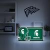SOAR NCAA LED Ambience Light Box: Elevate Your Space with Officially Licensed Wall Dcor, Michigan State Spartans view 4