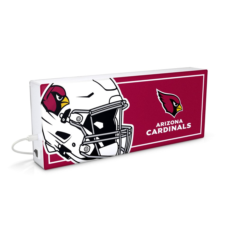 SOAR NFL LED Ambience Light Box: Elevate Your Space with Officially Licensed Wall Dcor, Arizona Cardinals