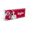 SOAR NCAA LED Ambience Light Box: Elevate Your Space with Officially Licensed Wall Dcor, Utah Utes view 1