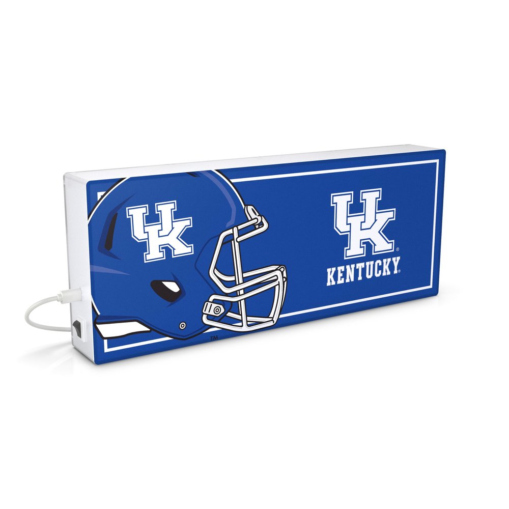 SOAR NCAA LED Ambience Light Box: Elevate Your Space with Officially Licensed Wall Dcor, Kentucky Wildcats
