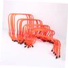 WOONEKY 2pcs Boys and Girls Gym Equipment Hurdles Track Hurdles for Football Training Stable Base and Sturdy Plastic view 4
