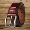 CHARM GLOBAL Fun Gift For Him, Personalized Leather Belts, LB63 (Brown, M) view 2