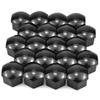 JECOMPRIS Black Plastic Wheel Nut Covers for Car Bike Decorative Screw Cap Clips for Protection view 1