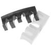 BESPORTBLE 2pcs Racket Load Spreader for Badminton Stringing Machine Durable High Tension Protector for Racket Stringing Prevents Cracking During Use Black White view 1