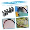 BESPORTBLE 2pcs Racket Load Spreader for Badminton Stringing Machine Durable High Tension Protector for Racket Stringing Prevents Cracking During Use Black White view 2
