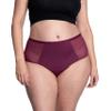 THINX Period Underwear, Comfort-Stretch Hi-Waist, Holds Up to 12 Regular Tampons*, Period Panties, All-Day Absorbency Menstrual Underwear for Women, Leakproof & Reusable, Plum, 2X view 2