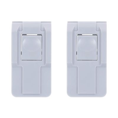 Pelican Replacement Push Button Latches, Medium, Silver (Set of 2)