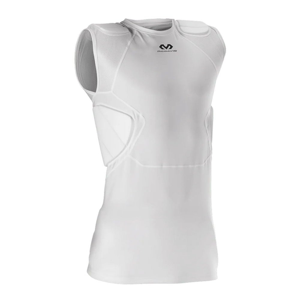 McDavid Rival 5-Pad Shirt SM White