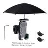 HEALLILY E-Bike Cellphone Storage Holder Bike Phone Bracket Sun Rain Umbrella Easy Mounting for Cycling view 2