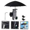 HEALLILY E-Bike Cellphone Storage Holder Bike Phone Bracket Sun Rain Umbrella Easy Mounting for Cycling view 4