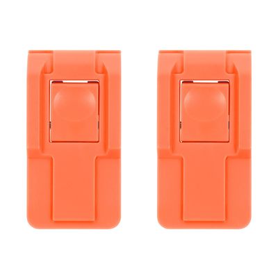Pelican Replacement Push Button Latches, Medium, Orange (Set of 2)