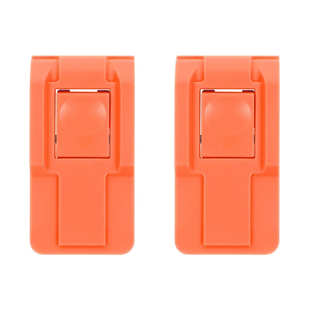 Pelican Replacement Push Button Latches, Medium, Orange (Set of 2)
