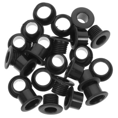BESPORTBLE 12 Pack Foosball Table Machine Bearings PVC Plastic Bushings for Table Football Accessories