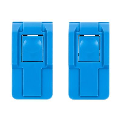 Pelican Replacement Push Button Latches, Medium, Blue (Set of 2)