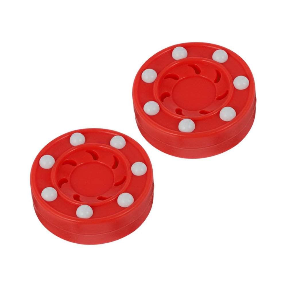 BESPORTBLE Roller Hockey Pucks Pro Hockey Pucks Roller 2 Pack for Men's Women's Hockey Games