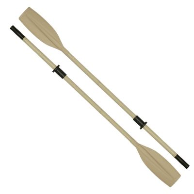 Oceansouth Heavy Duty Aluminum Oars (Split Shaft/Detachable) with Rubber Oar Sleeves - Light Weight (Length: 8')