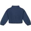 Calvin Klein Girls' Basic Jean Jacket, Stretch Denim with Button Closure, Casual Style, Indigo Padded, 7 view 2