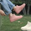 DDWRGD Women's Ankle Rain Boots Waterproof Cute Boots, Short Rain Boots for Women and Waterproof Garden Shoes for Outdoor Work (White,6.5-7) view 4