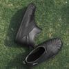 DDWRGD Women's Ankle Rain Boots Waterproof Cute Boots, Short Rain Boots for Women and Waterproof Garden Shoes for Outdoor Work (Black,5-5.5) view 3