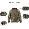 EAmber Ghillie Suit Gilly Hunting Suits Pants 3D Leaf Camo Camouflage Leafy Hat Gloves Full Face Mask Headwear Coveralls Youth Adult Lightweight Clothes view 2