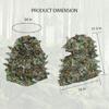 EAmber Ghillie Suit Gilly Hunting Suits Pants 3D Leaf Camo Camouflage Leafy Hat Gloves Full Face Mask Headwear Coveralls Youth Adult Lightweight Clothes view 4